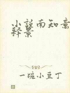 小说南知意与帝释景
