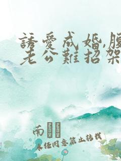 诱爱成婚,腹黑老公难招架小说