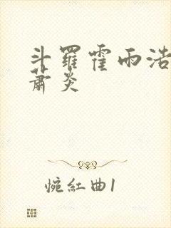 斗罗霍雨浩拜师萧炎