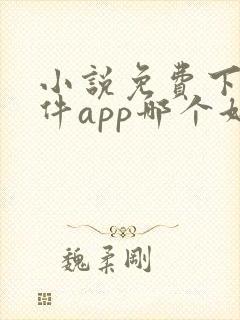 小说免费下载软件app哪个好