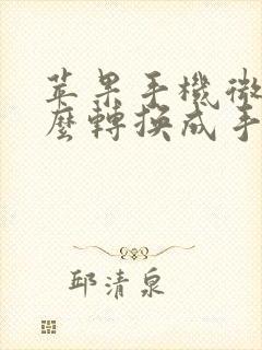 苹果手机微信怎么转换成手写