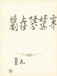 榜上佳婿电视剧剧情分集介绍