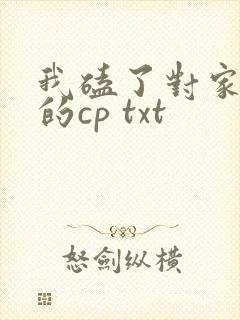 我磕了对家x我的cp txt