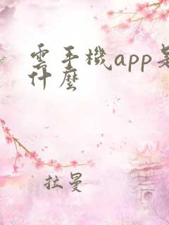 云手机app是什么