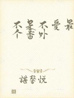 不是不爱最后五个番外