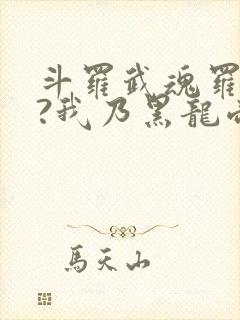 斗罗武魂罗三炮?我乃黑龙帝君