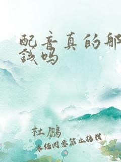 配音真的那么赚钱吗