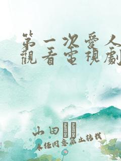 第一次爱人免费观看电视剧全集高清