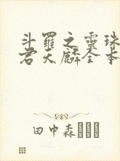 斗罗之灵珠神剑君天麟全本阅读