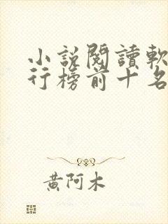 小说阅读软件排行榜前十名