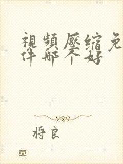 视频压缩免费软件哪个好