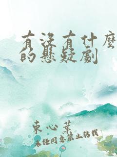 有没有什么好看的悬疑剧