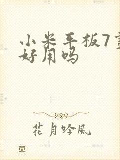 小米平板7画画好用吗