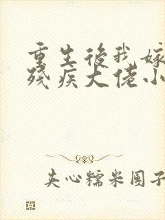 重生后我嫁给了残疾大佬小说