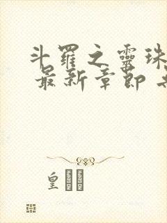 斗罗之灵珠神剑 最新章节 无弹窗