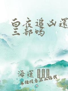 白夜追凶还有第三部吗