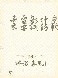 看电影什么电影不要钱的软件