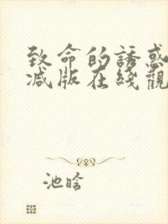 致命的诱惑未删减版在线观看