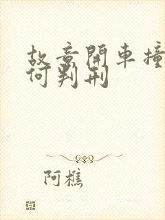 故意开车撞人如何判刑