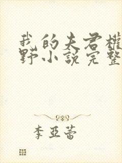 我的夫君权倾朝野小说完整版