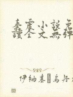 秦震小说免费阅读全文无弹窗