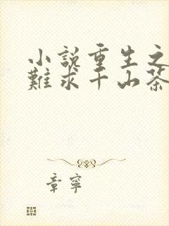 小说重生之贵女难求千山茶客