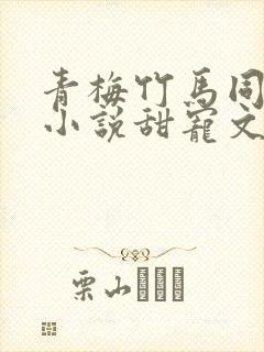 青梅竹马同居的小说甜宠文