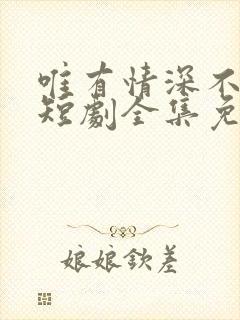 唯有情深不可负短剧全集免费观看高清