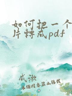 如何把一个长图片转成pdf