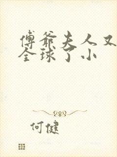 傅爷夫人又惊艳全球了小