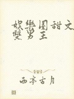 娱乐圈甜文推荐双男主