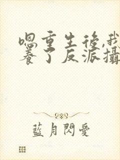 嗯重生后,我娇养了反派摄政王