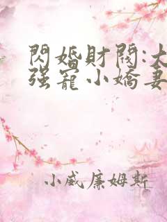 闪婚财阀:大叔强宠小娇妻说程九溶