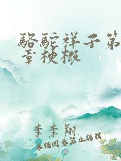 骆驼祥子第十一章梗概