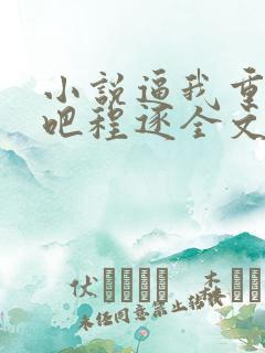 小说逼我重生是吧程逐全文免费读