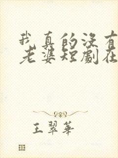 我真的没有七个老婆短剧在线观看