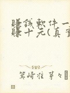 赚钱软件一分钟赚十元(真实)