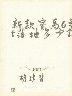 新款宝马6系gt落地多少钱