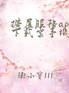 扩展服务app下载云手机安装