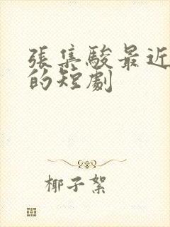 张集骏最近很火的短剧