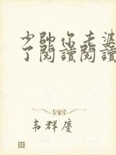 少帅你老婆又跑了阅读阅读全文