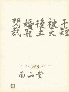 闪婚后被千亿总裁宠上天短剧演员