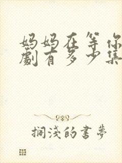 妈妈在等你电视剧有多少集