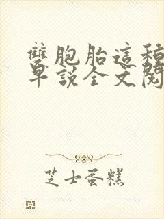 双胞胎这种事要早说全文阅读