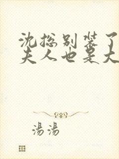 沈总别装了,你夫人也是大佬短剧免费观看