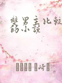 双男主比较好看的小说