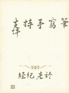 支持手写笔记软件