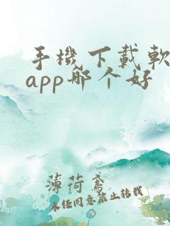 手机下载软件的app哪个好