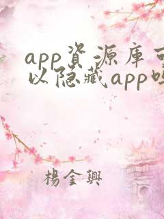 app资源库可以隐藏app吗