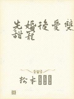 先婚后爱双男主甜宠